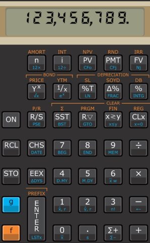Touch RPN Calculator для Android — скриншот 2