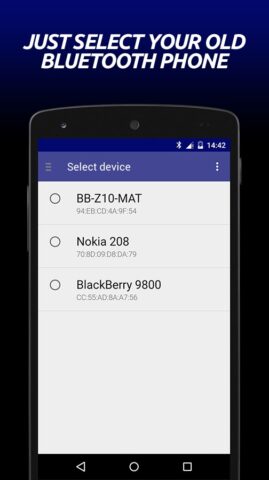 Transfer Contacts для Android — скриншот 1
