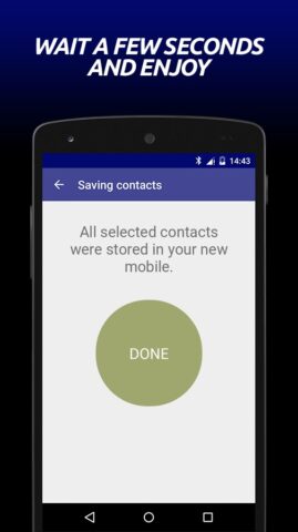 Transfer Contacts для Android — скриншот 3
