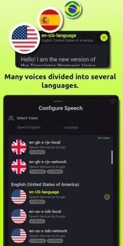 Translator Woman’s Voice — TTS для Android — скриншот 4