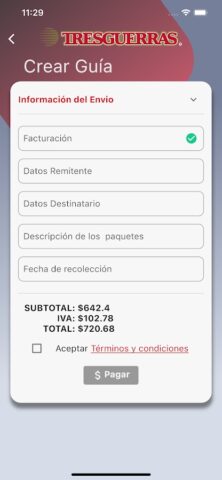 Tresguerras для Android — скриншот 4