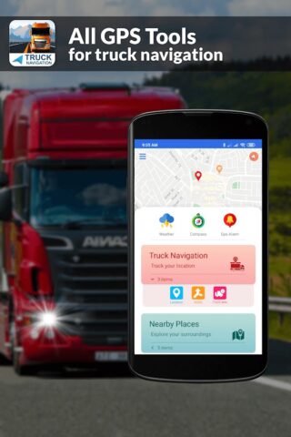 Truck Gps Navigation для Android — скриншот 2