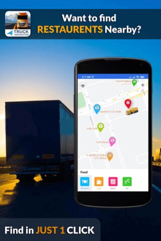 Truck Gps Navigation для Android — скриншот 3