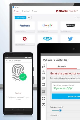 True Key™ от McAfee для Android — скриншот 4
