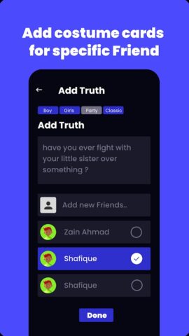 Truth or Dare Questions для Android — скриншот 5