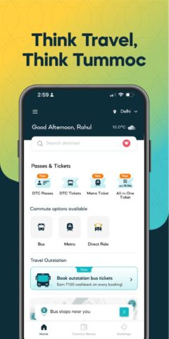 Tummoc: Bus & Metro Ticketing для Android — скриншот 1