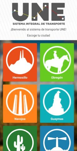 UNE Transporte Sonora для Android — скриншот 2