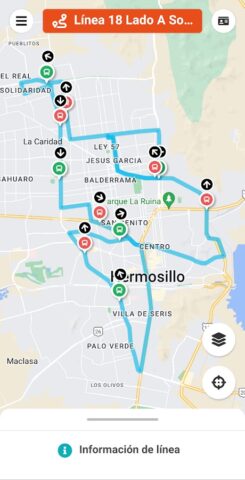 UNE Transporte Sonora для Android — скриншот 5