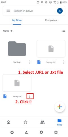 URL Opener для Android — скриншот 2