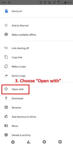 URL Opener для Android — скриншот 3