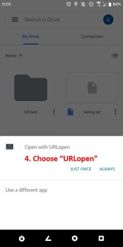 URL Opener для Android — скриншот 4