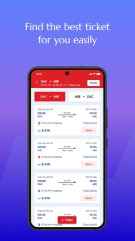 US-Bangla Airlines для Android — скриншот 5