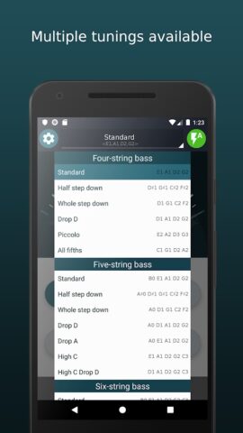 Ultimate Bass Tuner: Бас-тюнер для Android — скриншот 3