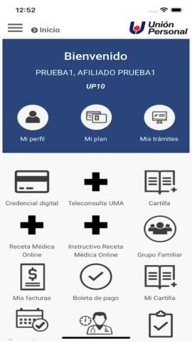 Union personal для Android — скриншот 3