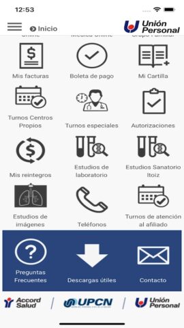 Union personal для Android — скриншот 5