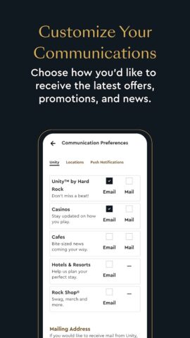 Unity by Hard Rock для Android — скриншот 5