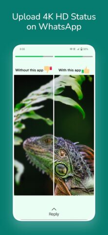 Upload High Quality Status для Android — скриншот 1
