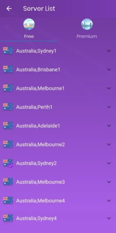 VPN Australia — Turbo Secure для Android — скриншот 2