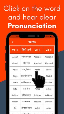 Verbs Hindi для Android — скриншот 4