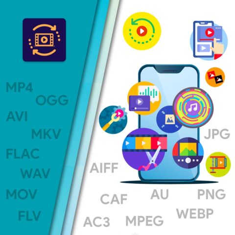 Видео конвертер : MP4 в MP3 для Android — скриншот 1