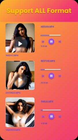 Video Download Player для Android — скриншот 3