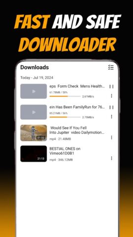 Video Downloader — Fast Save для Android — скриншот 5