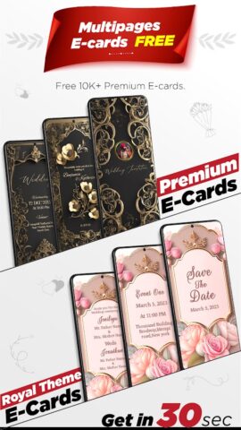 Video Invitation Maker для Android — скриншот 4