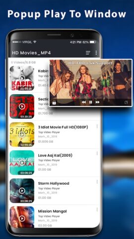 Video Player — MP4 Player для Android — скриншот 2
