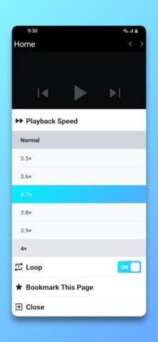 Video Speed Control Browser для Android — скриншот 3
