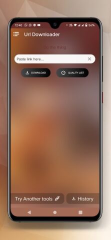 Video URL downloader для Android — скриншот 2
