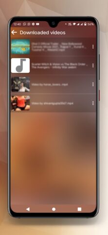 Video URL downloader для Android — скриншот 3
