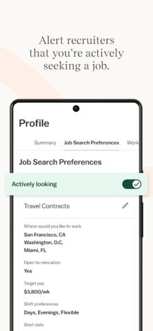 Vivian — Find Healthcare Jobs для Android — скриншот 4