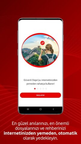 Vodafone Güvenli Depo для Android — скриншот 1