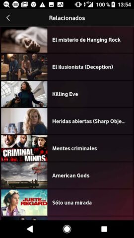 Vodafone TV для Android — скриншот 4