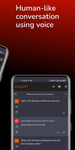 VoiceGPT: AI Voice Assistant для Android — скриншот 2