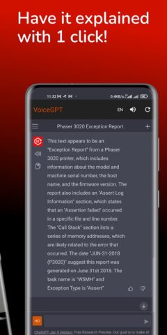 VoiceGPT: AI Voice Assistant для Android — скриншот 4