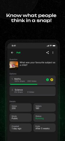 Poll Maker & Creator — Voliz для iOS — скриншот 2