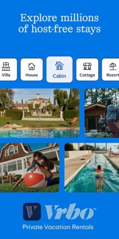 Vrbo Holiday Rentals для Android — скриншот 1