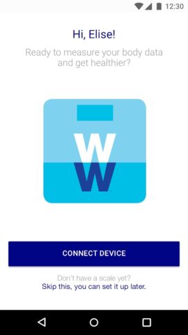 WW Tracker Scale by Conair для Android — скриншот 2