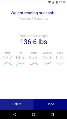 WW Tracker Scale by Conair для Android — скриншот 3