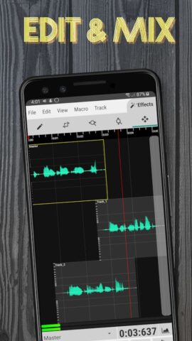 WaveEditor Record & Edit Audio — скриншот 1