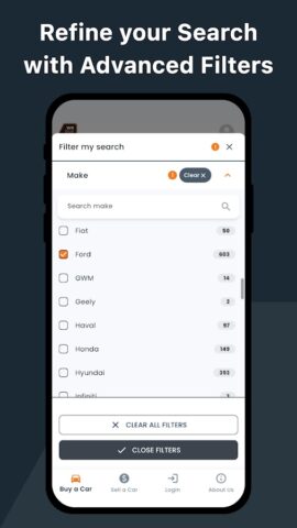 WeBuyCars для Android — скриншот 3