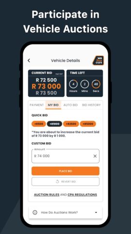 WeBuyCars для Android — скриншот 5