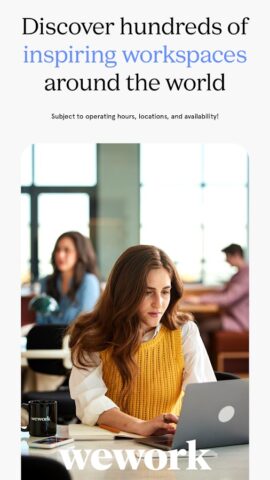 WeWork для Android — скриншот 1
