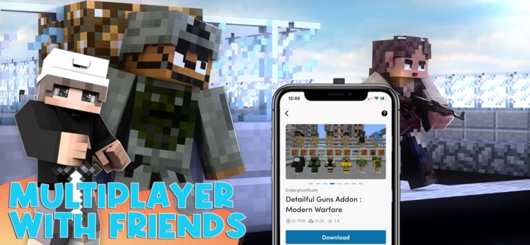 Аддоны на оружия и машины MCPE для iOS — скриншот 3