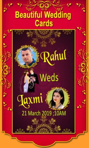 Wedding Invitation Card Maker для Android — скриншот 5