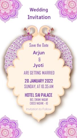 Wedding Invitation Video Maker для Android — скриншот 4