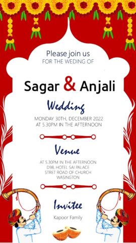 Wedding Invitation Video Maker для Android — скриншот 5