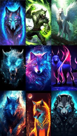 волк обои HD для Android — скриншот 2