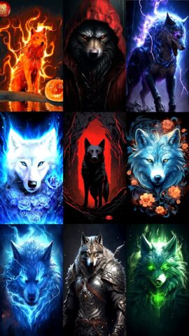 волк обои HD для Android — скриншот 3